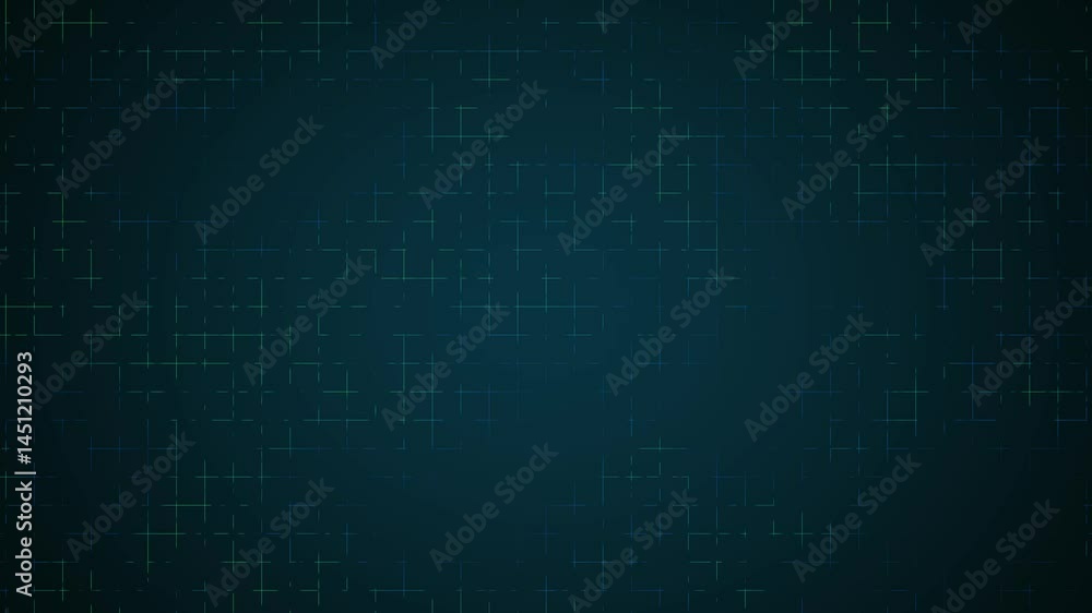 Poster abstract futuristic hud aim animation. cyberpunk style distorted hud screen reticle.