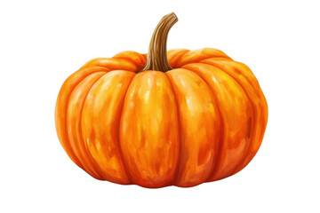 Fototapeta premium Orange pumpkin Autumn Season, Delicious Harvest from Nature and Healthy Foods.