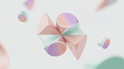 Minimal Geometric Gradient EPS background