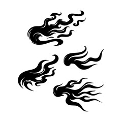 Stylized Basketball Player Dribbling With Tribal Elements Vector Design Illustration