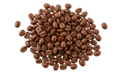 Obraz premium Heap of Chocolate Raisins Isolated Sweet Treat Candy Snack