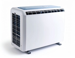 Fototapeta premium White Portable Air Conditioner Unit