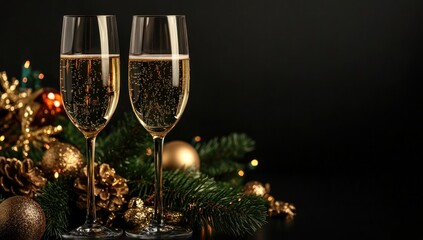 Celebrating New Year's Eve with Sparkling Champagne