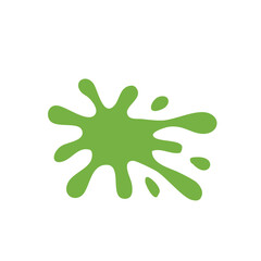 Ink splat or splash vector illustration. Colored splatters, graffiti spots and ink blots. Paintbrush splotches, ink drips or liquid blobs. Abstract dirty grunge splatter stains