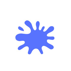 Ink splat or splash vector illustration. Colored splatters, graffiti spots and ink blots. Paintbrush splotches, ink drips or liquid blobs. Abstract dirty grunge splatter stains