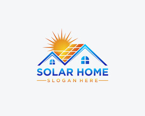 Solar home energy logo