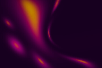 Vibrant shapes in purple and yellow tonesfluid shapes in purple and yellow tones