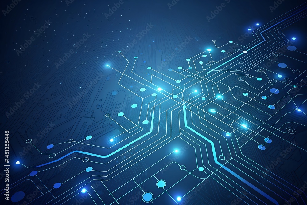 Aufkleber abstract digital circuit background high-resolution technology image
