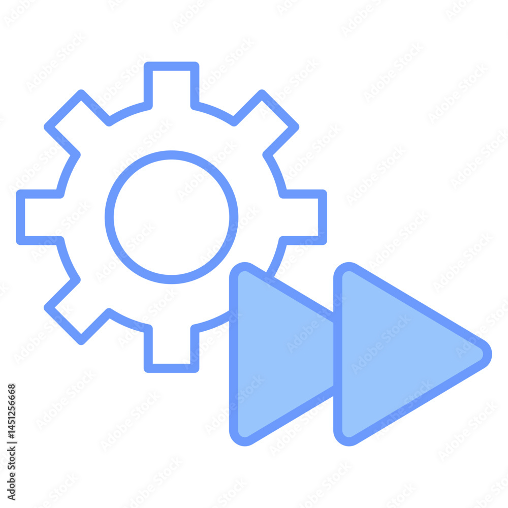 Poster continuous icon element for design