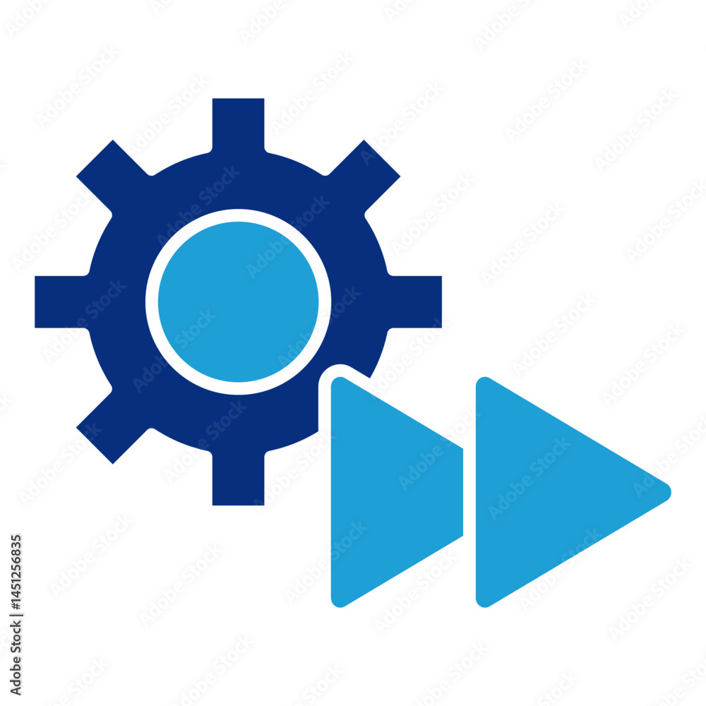 Poster continuous icon element for design