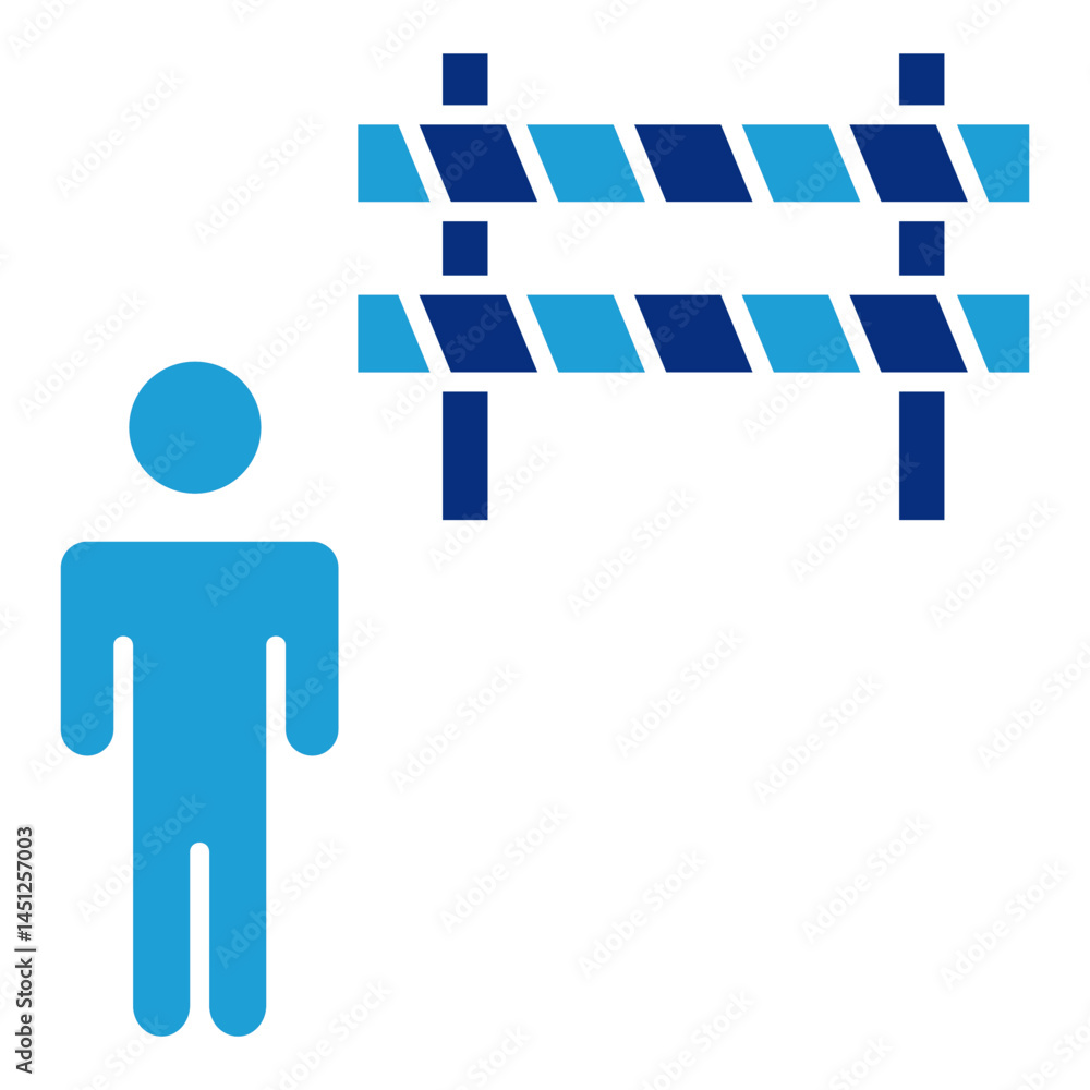 Poster gemba walk icon element for design