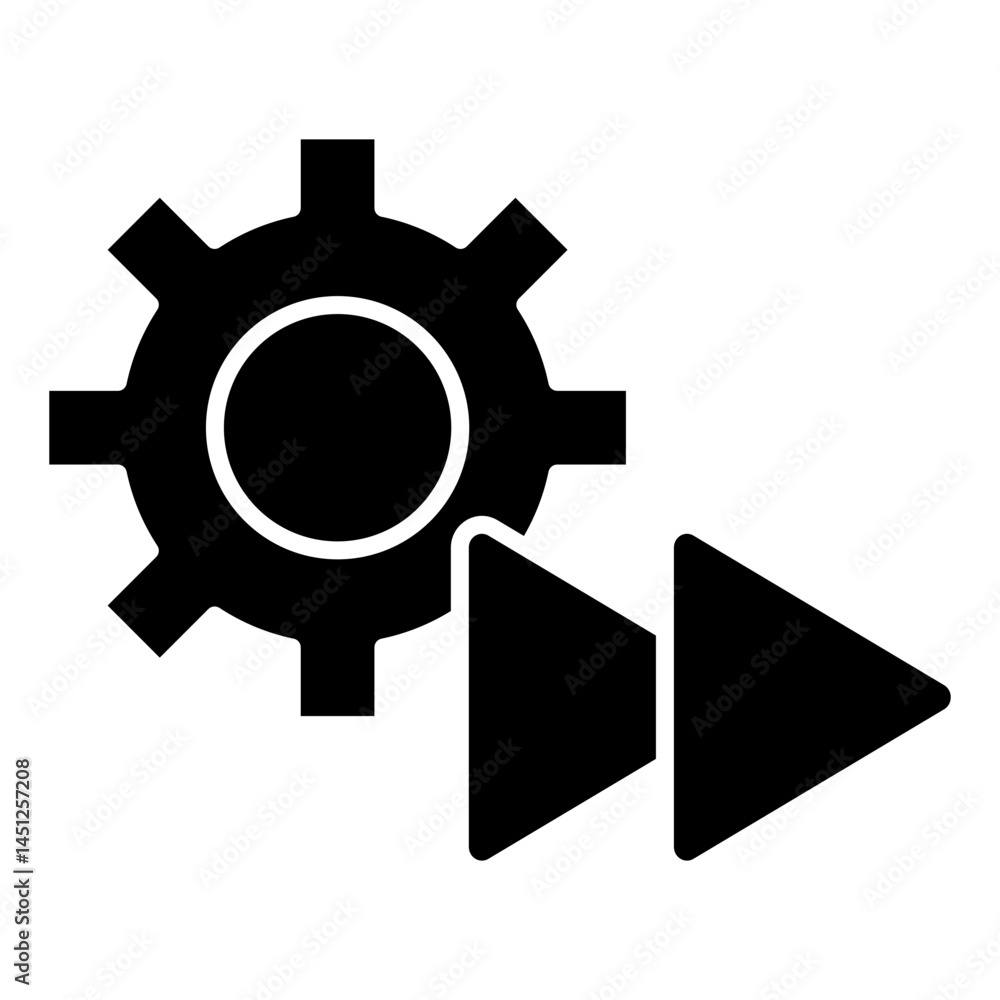 Poster continuous icon element for design