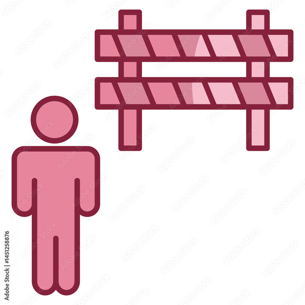 Poster gemba walk icon element for design