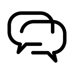 Chat bubbles icon