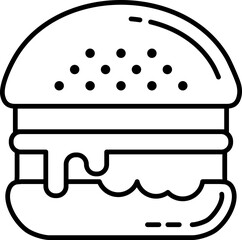 Hamburger Outline Icon
