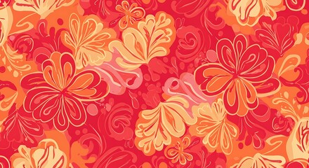 Crimson Bloom Rhapsody AI Generated