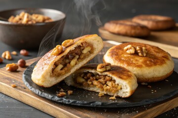 hotteok korean pancake with filling
