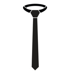 The tie icon. Necktie and neckcloth symbol