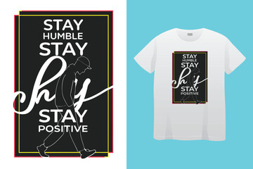 Hustle hard stay humble motivational graffiti typography vector t-shirt design.