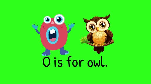 Alphabet Animation: O is for Owl