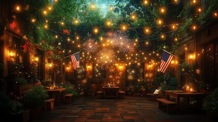 Obraz premium Abstract warm light path background