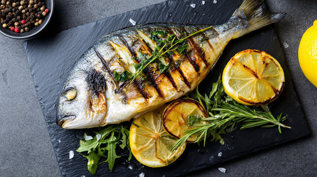 Grilled Dolphin Fish Dorado/Mahi Mahi