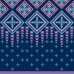 Oriental geometric ethnic patterns are used for background.