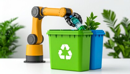 Automated Recycling Process for Plastic Bottles