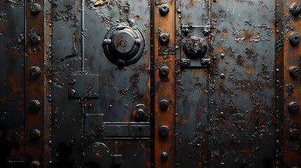 Weathered iron surface with raw industrial appeal. [Corroded Realms] | Metal Wounds | raw iron. Illustration