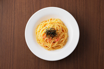 たらこスパゲッティ　Cod roe spaghetti