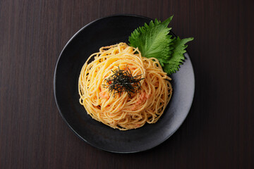 たらこスパゲッティ　Cod roe spaghetti