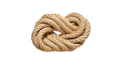 Obraz premium High resolution image of a coiled jute rope perfect for nautical rustic or bohemian themed designs Ideal for websites blogs and social media