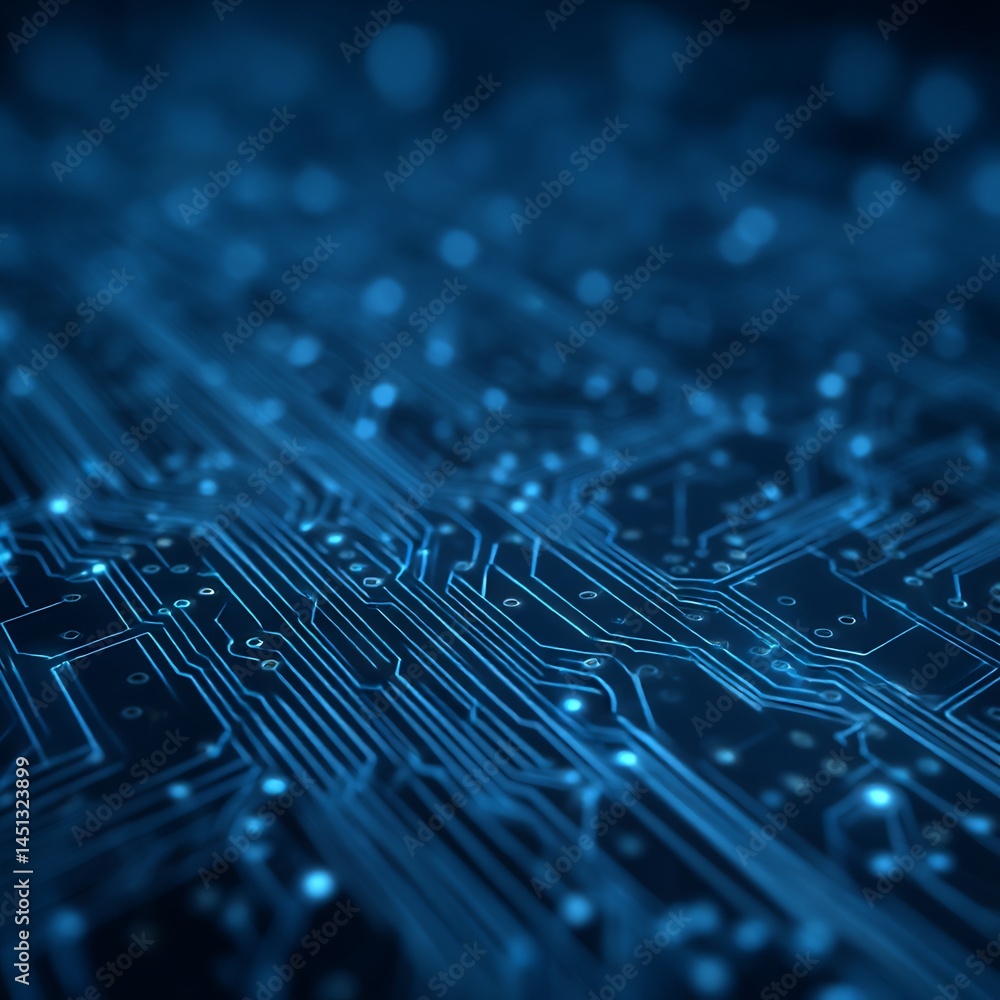 Poster abstract representation of interconnected networks, symbolizing digital infrastructure