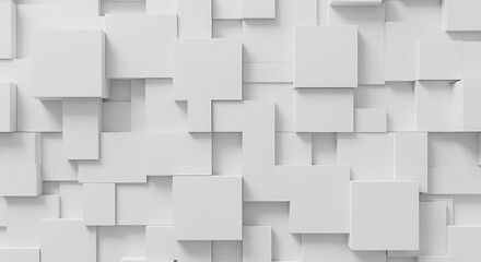 Monochrome Cubic Depth AI Generated