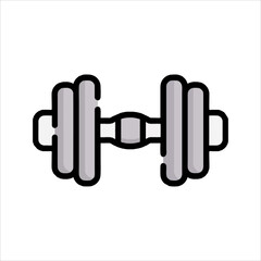 hand with dumbbell