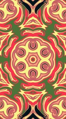 digital art in the form of a kaleidoscope