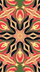 digital art in the form of a kaleidoscope