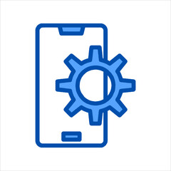 gear icon vector illustration