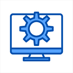 gear icon vector illustration