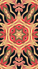 digital art in the form of a kaleidoscope