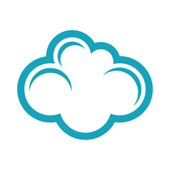 Cloud logo icon design