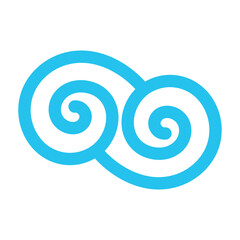 Cloud logo icon design