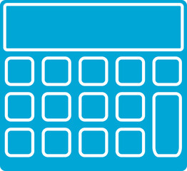 Calculator Icon Glyph