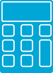 Calculator Icon Glyph