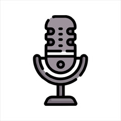 vector microphone icon