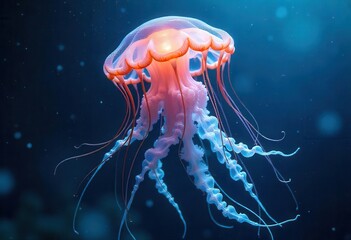 This is a stunning image of a jellyfish!