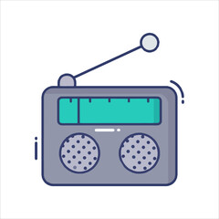 retro radio icon