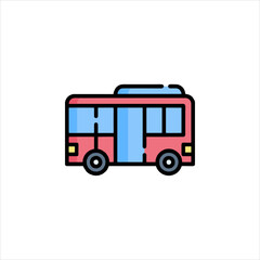 cartoon bus icon