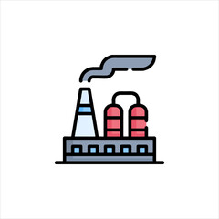 factory icon vector illustration