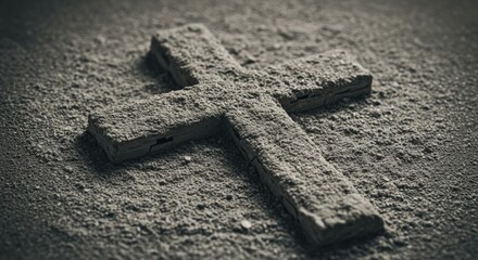 Cross in Ashes: Symbol of Lent, Sacrifice, and Faith